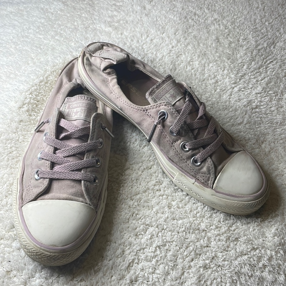 Pink Converse Slip-ons